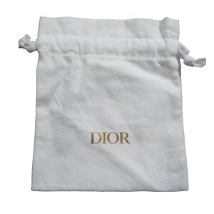Christian Dior White Drawstring Dust Bag (Small)